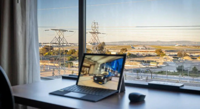Студия с видом на залив Residence Inn by Marriott San Francisco Airport Millbrae Station