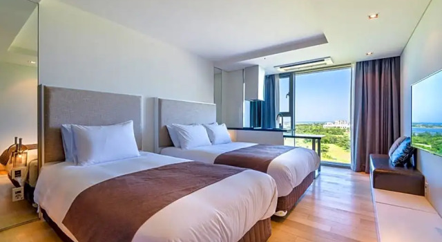 Номер Deluxe с видом на море Brownsuites Jeju