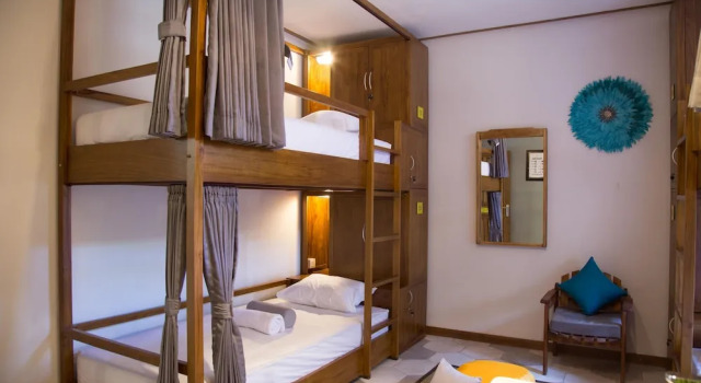 Кровать в общем номере Interconnection Hostel