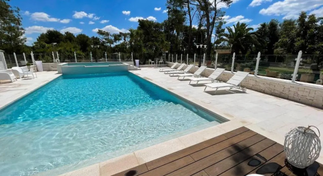 Suite med udsigt over poolen B&B TENUTA AGNUSDEI