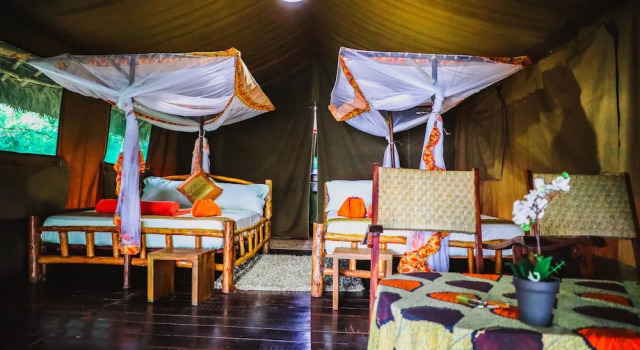Selous Butembo Tented Lodge Lotus, Rezerwuj Hotel Mwaseni Pvani region