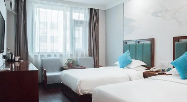 Номер Standard GreenTree Inn Yangquan District Desheng Street Industry and Trade Building Express Hotel