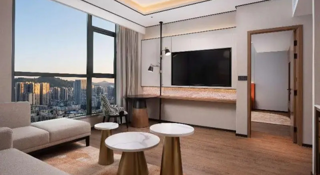 Двухместный люкс c 1 комнатой Hilton Garden Inn Bazhong Bazhou