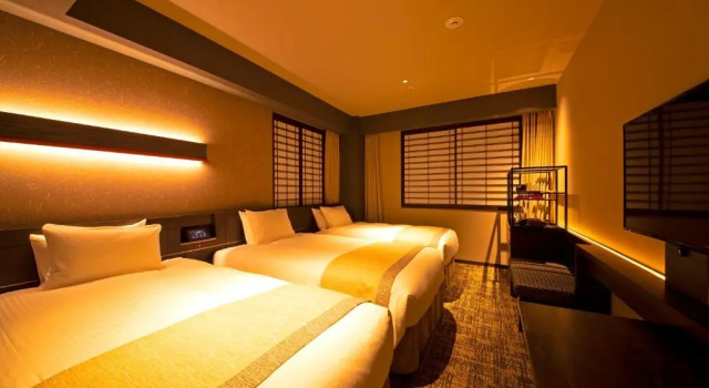 Трёхместный номер Moderate Hotel Keihan Kyoto Hachijoguchi