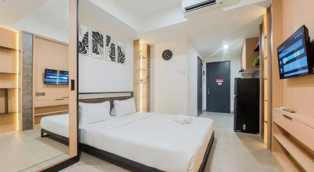 Restful And Cozy Stay Studio With Balcon At Collins Boulevard Apartment