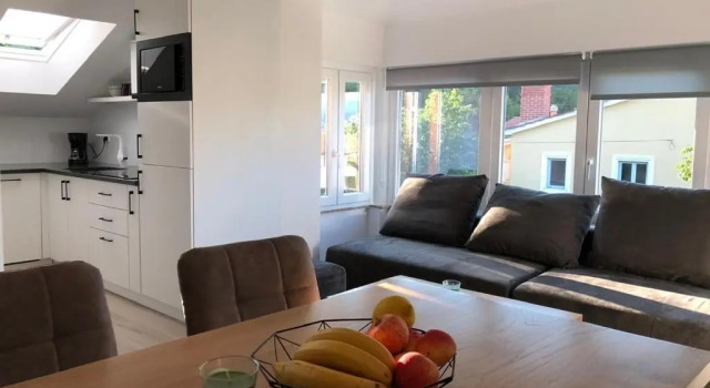 Апартаменты с 2 комнатами с балконом и с видом на море Apartments Villa Učka