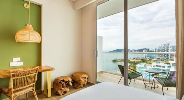 Двухместный номер Standard с балконом и с частичным видом на океан Santa Marta Marriott Resort Playa Dormida