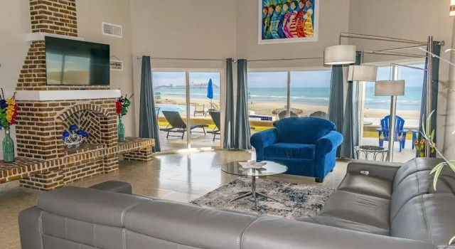 Stunning 3 Bedroom Beach Villa on Sandy Beach at Las Palmas Beachfront Resort V-16 3 Villa by RedAwning, Book Resort Puerto Penasco Sonora
