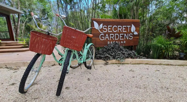 Люкс Secret Gardens Bacalar Suite 01 con alberca y bicicletas