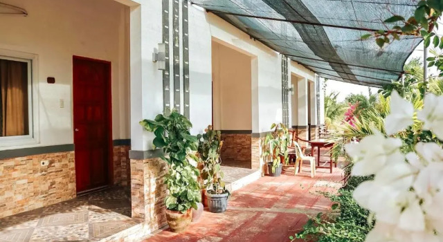 Кровать в общем номере Airport View Hotel Vigan