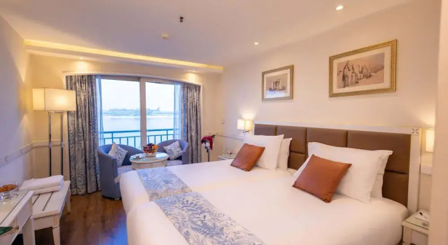 Номер Deluxe Orient Tower Prestige Nile Cruise – Every Monday from Luxor for 4 & 7 Nights | Every Friday from Aswan for 3 Nights