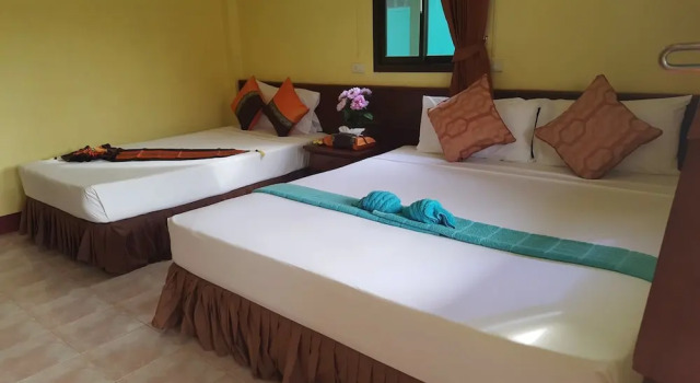 Трёхместный семейный номер Standard Lanta L.D. Beach Bungalow