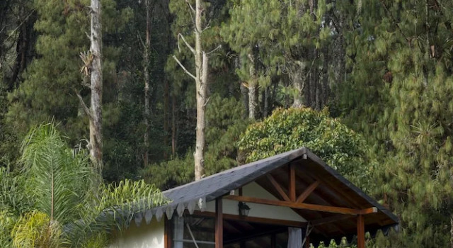 Бунгало с балконом Hotel Pietrasanta Cabañas frente a la Represa Peñol Guatape