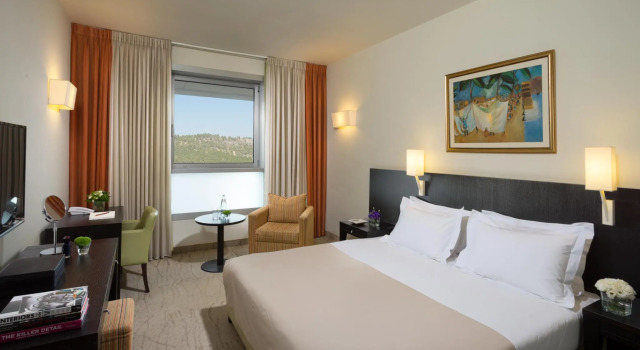 Superior- værelse med altan Ein Kerem Hotel