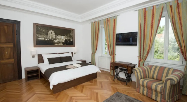 Апартаменты Deluxe c 1 комнатой с видом на реку Zois Apartments