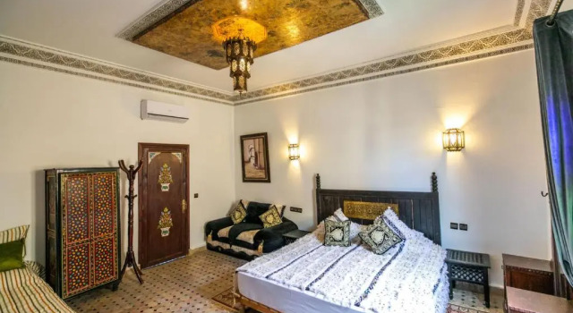 Четырёхместный номер Standard с видом на сад Riad Jardin Chrifa