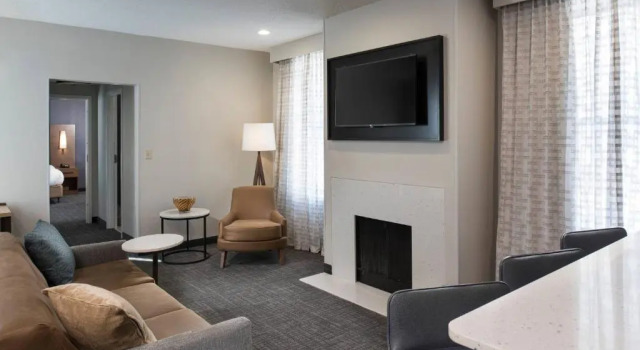 Люкс c 1 комнатой с видом на город Residence Inn Memphis Downtown