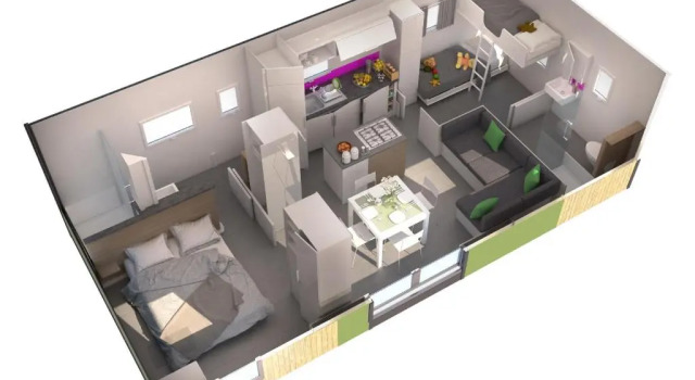 Коттедж с 2 комнатами Holiday Village Knokke