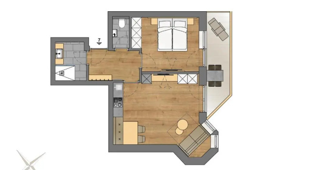 Апартаменты Apart-Hotel Dreisonnenhof