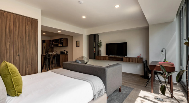 Casai Roma 1 BR Bright Condo, Забронировать Отель Мехико Мексико, рядом с Театр «Арт-Хаус-Мехико»