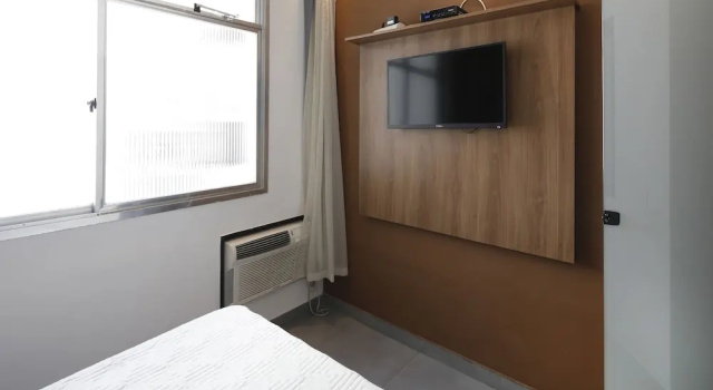 Апартаменты Rio Rentals 021- C047 Studio na quadra da praia com máquina