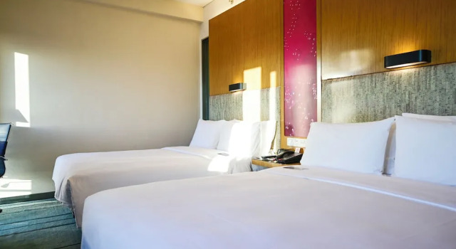 Четырёхместный номер Standard с видом на город Aloft by Marriott Beijing, Haidian