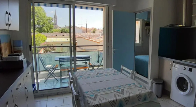 Апартаменты Appartement 2 min à pied de la mer et du centre ville