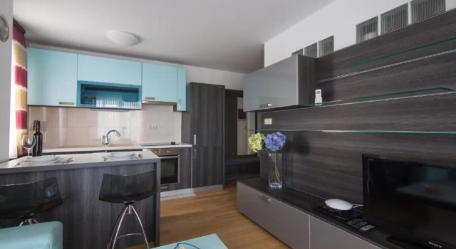 Апартаменты c 1 комнатой с балконом и с видом на море Apartments Villa Novak 1