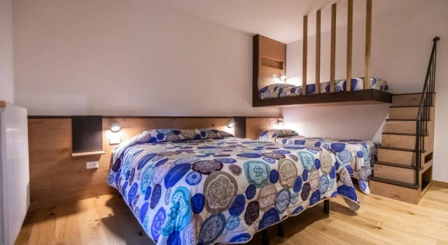 Четырёхместный номер Standard Grand Hotel Gortani - Borgo Gortani