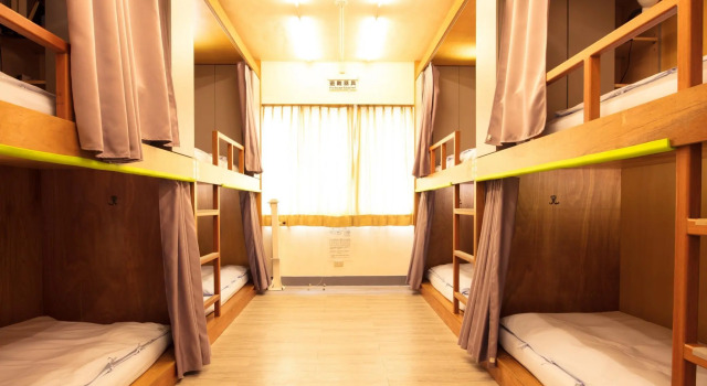 Кровать в общем номере On My Way - Taipei Hostel
