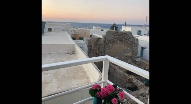 Студия c 1 комнатой с балконом Studio Seagull - By Old Market Street - Naxos Town