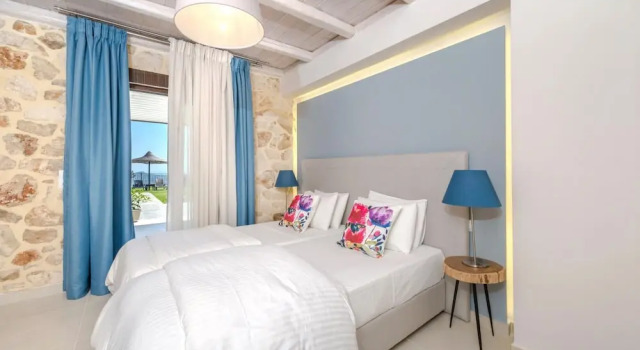 Agrikia Villa - Varvarigos Houses Superior Two Bedroom Apartment Ground Floor 1-6 Guests, Забронировать Апартаменты/квартира Вугиато периферия Ионические острова