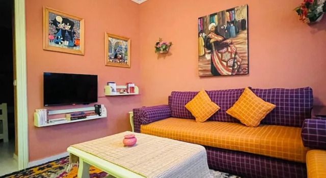 Апартаменты с 2 комнатами с балконом Beautiful Studio in the Heart of Casablanca