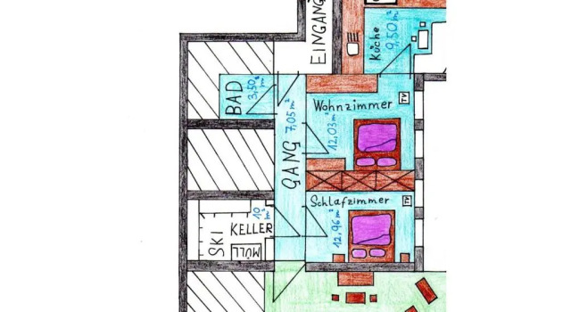 Апартаменты Цокольный этаж Ferienwohnung Zuppinger