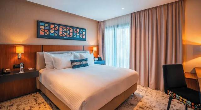 Двухместный номер Standard с балконом и с видом на город BRĂAT Hôtel