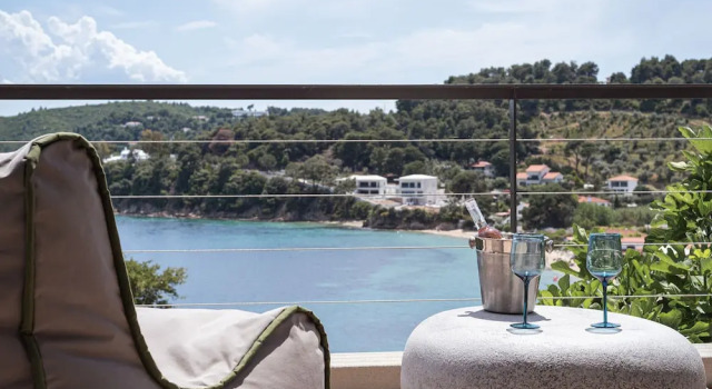 Апартаменты Deluxe с 2 комнатами с видом на сад Pelagoon Skiathos