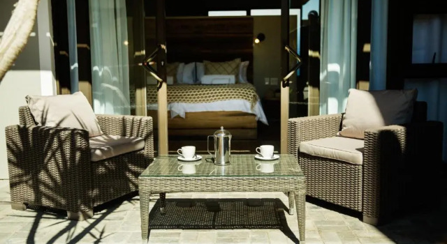 Standard- dobbelt værelse med haveudsigt Driftwood Guesthouse