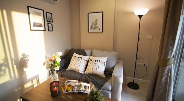 Near BK University Quiet Condo in Rama4 bkb134