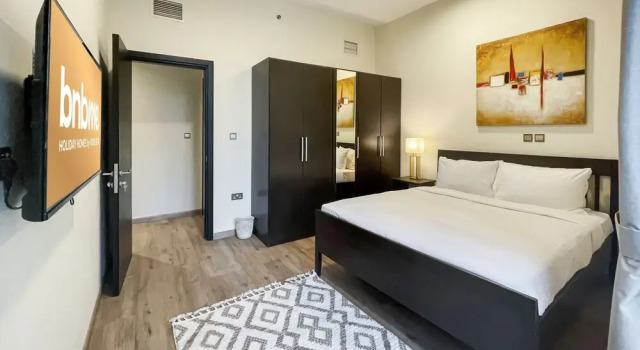 3B-Marina Wharf 1-1505 by bnbme homes, Забронировать Апартаменты/квартира Дубай Эмират Дубай, рядом с Jumeirah Palm Tram Station