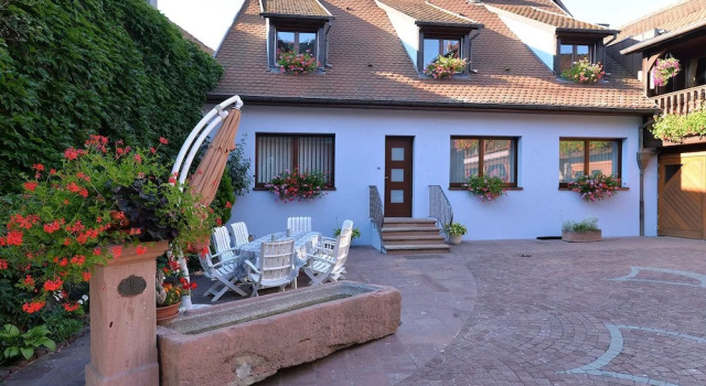 Cottage Vue sur cour SHarzala Bleu