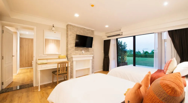 Номер Deluxe с балконом и с видом на горы DoiTung Lodge
