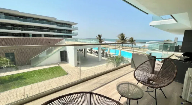 Апартаменты Standard c 1 комнатой с балконом и с частичным видом на океан Kololi Sands Apartments