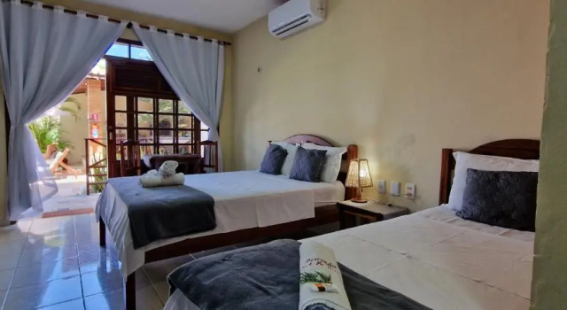 Superior Triplo Suite cave Pousada Sol & Lua