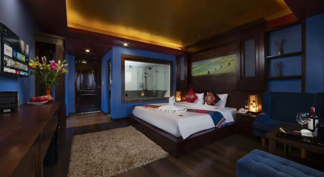 Полулюкс с балконом и с видом на горы Sapa Sweet Time Hotel