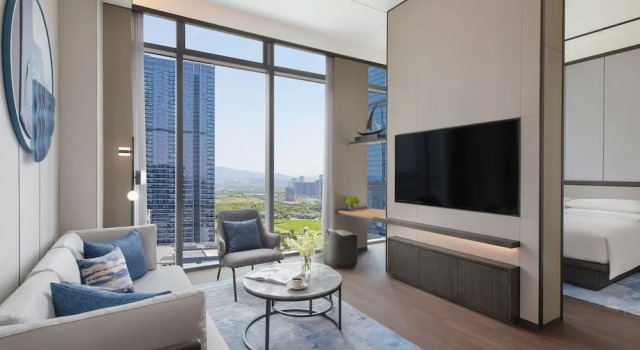 Двухместная студия Deluxe с видом на город Marriott Executive Apartments Hangzhou Yuhang