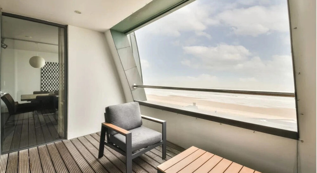 Апартаменты Superior с балконом и с видом на море Poort Beach Boutique Apartments