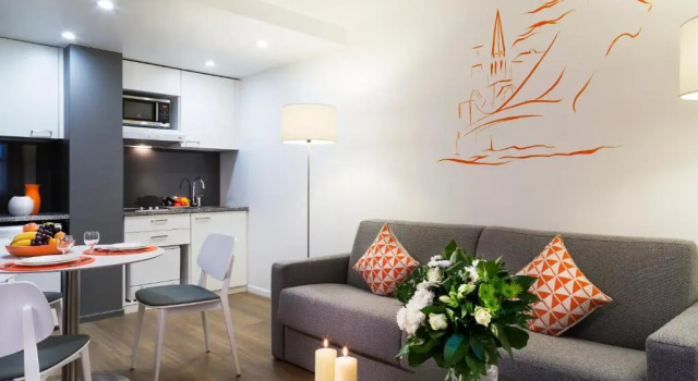 Апартаменты c 1 комнатой Citadines Presquîle Lyon