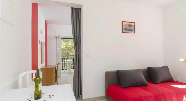 Апартаменты c 1 комнатой с балконом и с видом на море Apartments Matusko