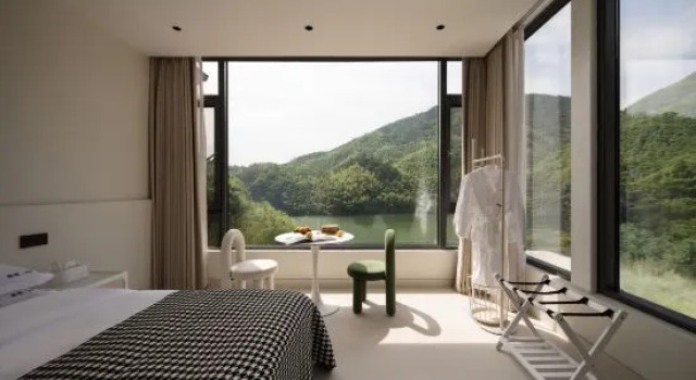 Кровать в общем номере Wayne VN· Private Soup Design Accommodation (Anji Cloud Grassland Panda Tribe Adventure Park Store)