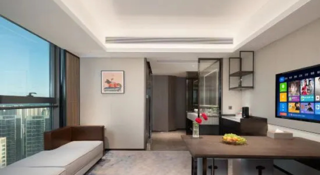 Люкс с видом на озеро Xiangjiang Mandarin Hotel (Ganzhou Vientiane City Central Park)